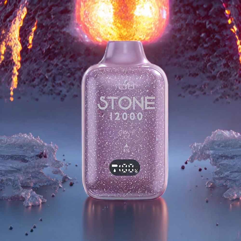 LIO Stone 12000 Puffs Engangs Vape Druer Is 550mAh Type-C 18ML 30mg/50mg Engros Danmark
