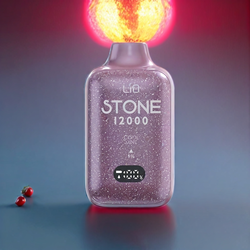 LIO Stone 12000 Puffs Engangs Vape Kølig Mynte 550mAh 18ML 30mg/50mg Engros Danmark