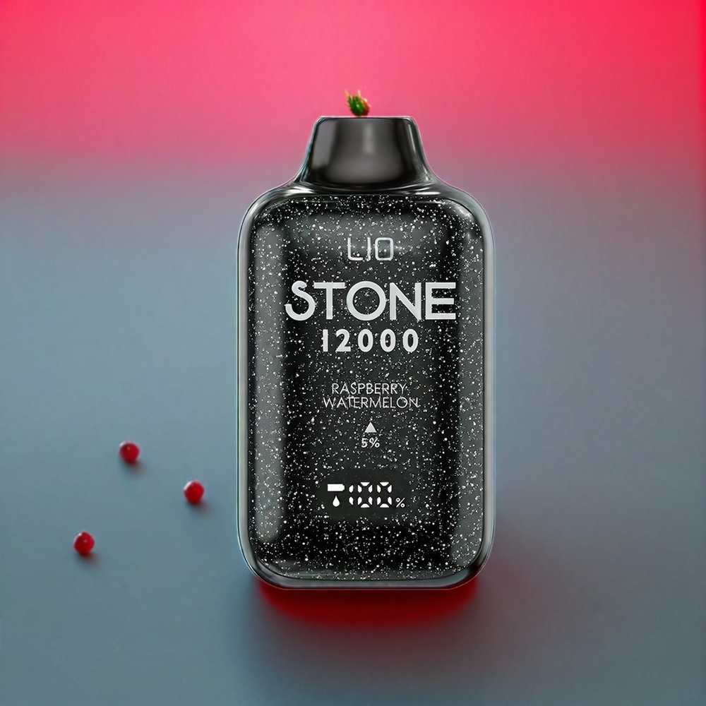 LIO Stone 12000 Pust Engangsdamp Raspberry Vandmelon 550mAh 18ML 30mg/50mg Engros Danmark