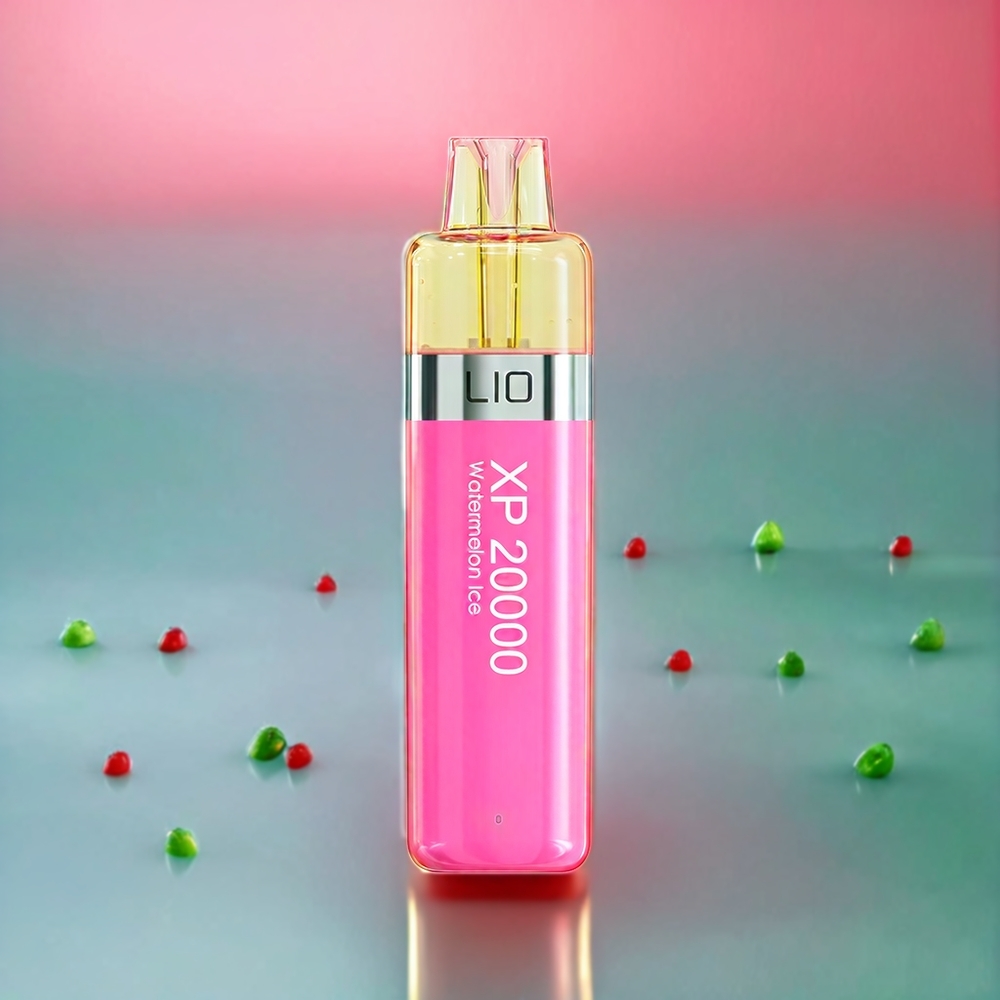 LIO XP 20000 Pust Engangs Vape Vandmelon Is | 0,8 Ohm Mesh Coil, 12ML, 50mg, 900 mAh, 15,3W, TYPE-C + Engros Danmark