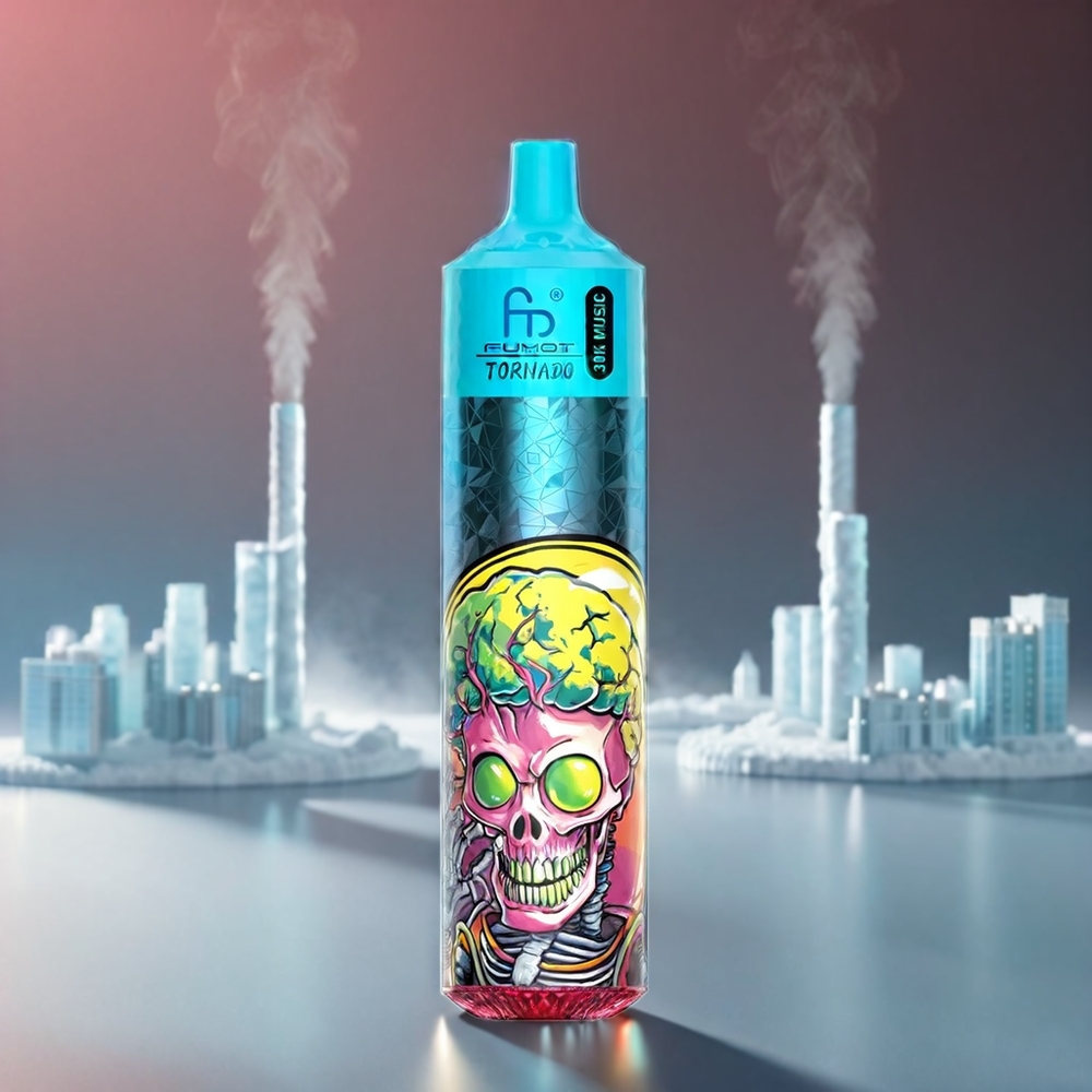 Fumot RandM Tornado 30000 30mL 2%/5% Mint 1.0Ω Mesh 600mAh LED Engros Danmark