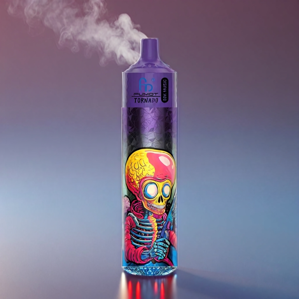 Fumot RandM Tornado 30000 Blåbær Brombær 30mL 2%/5% 600mAh LED 1.0 Ohm Engros Danmark