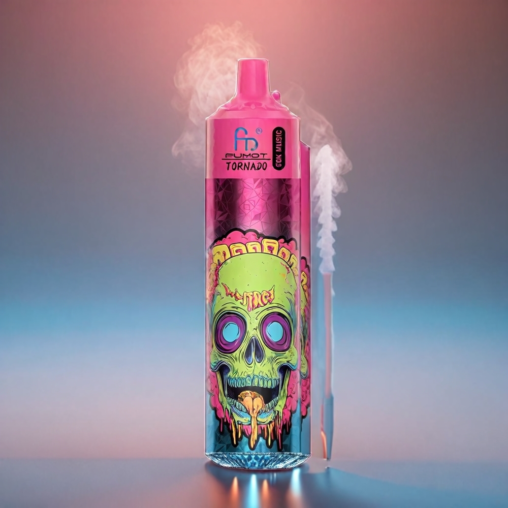 Fumot RandM Tornado 30000 Puff 30mL 2%/5% 1.0 Ohm 600mAh Fersken Engros Danmark