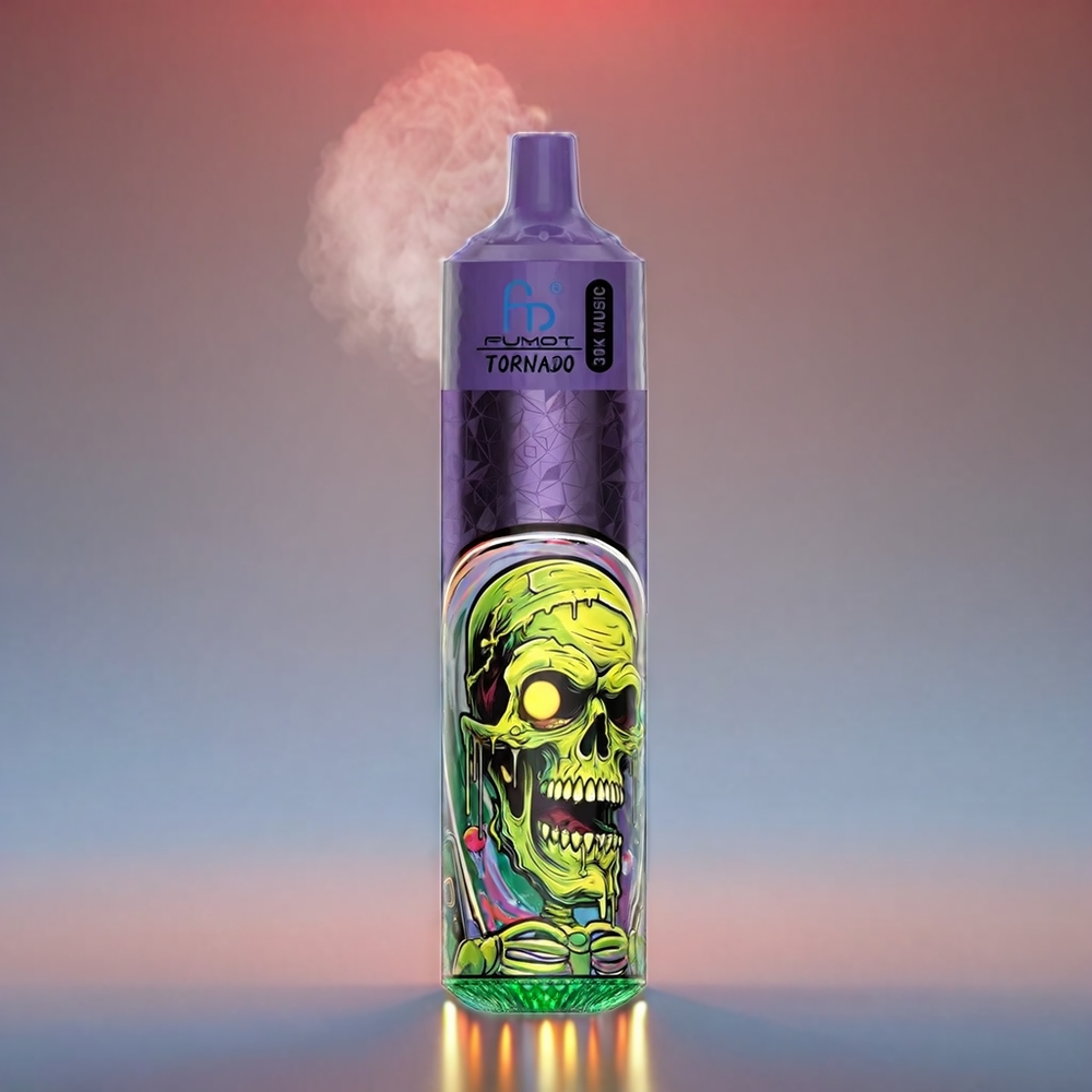 Fumot RandM Tornado 30000 Puffs 30mL 2%/5% 1.0 Ohm 600mAh Fersken Mango Ananas Engros Danmark
