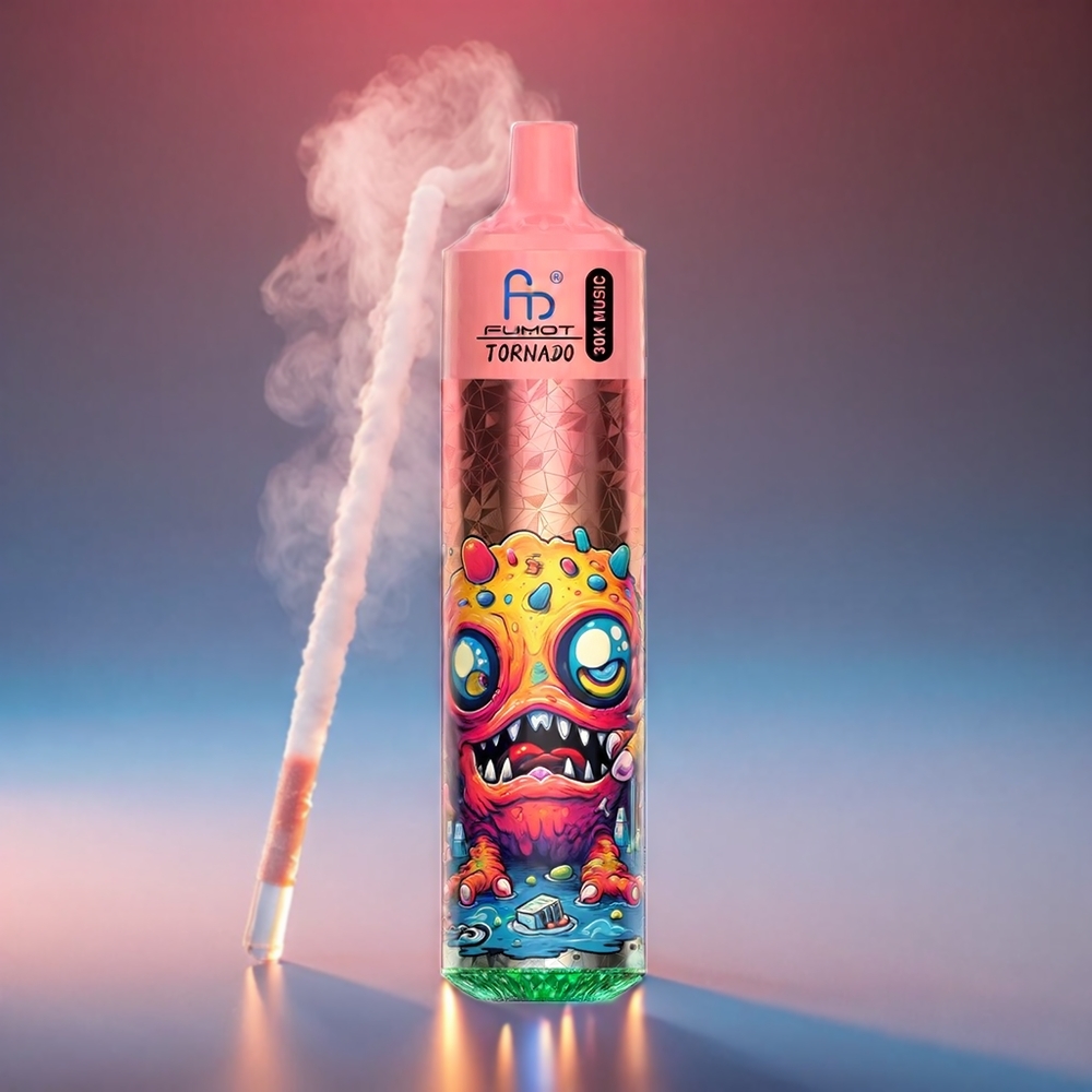 Fumot RandM Tornado 30000 Puffs 30mL 2%/5% 1.0 Ohm 600mAh LED Engros Danmark