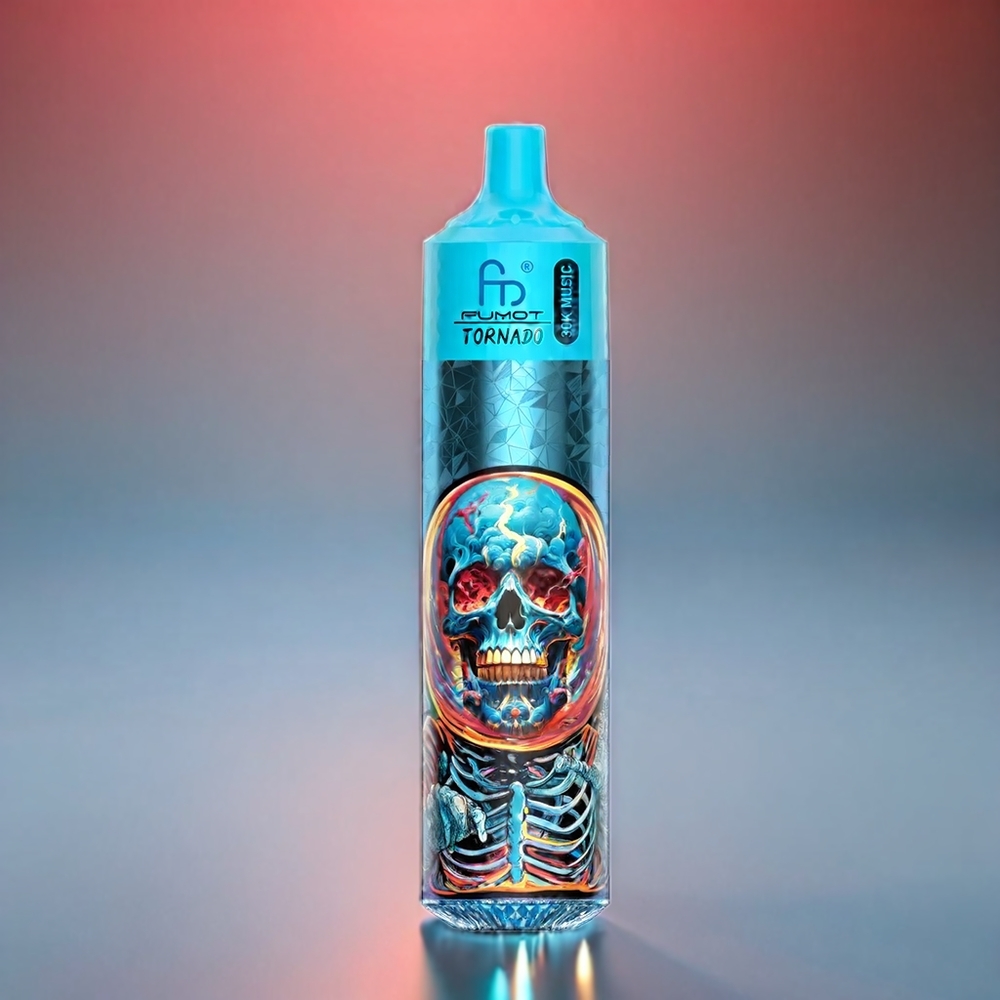 Fumot Randm Tornado 30000 Puff 30mL 2%/5% 1.0 Ohm 600mAh LED Ananas Engros Danmark