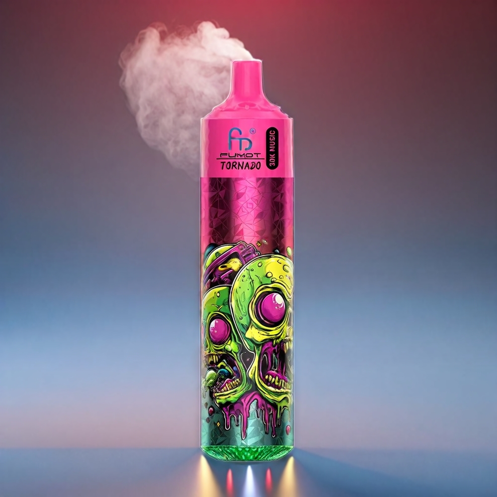 Fumot Randm Tornado Jordbær Blåbær 30000 Pust 30mL 2%/5% 1.0 Ohm 600mAh LED Engros Danmark