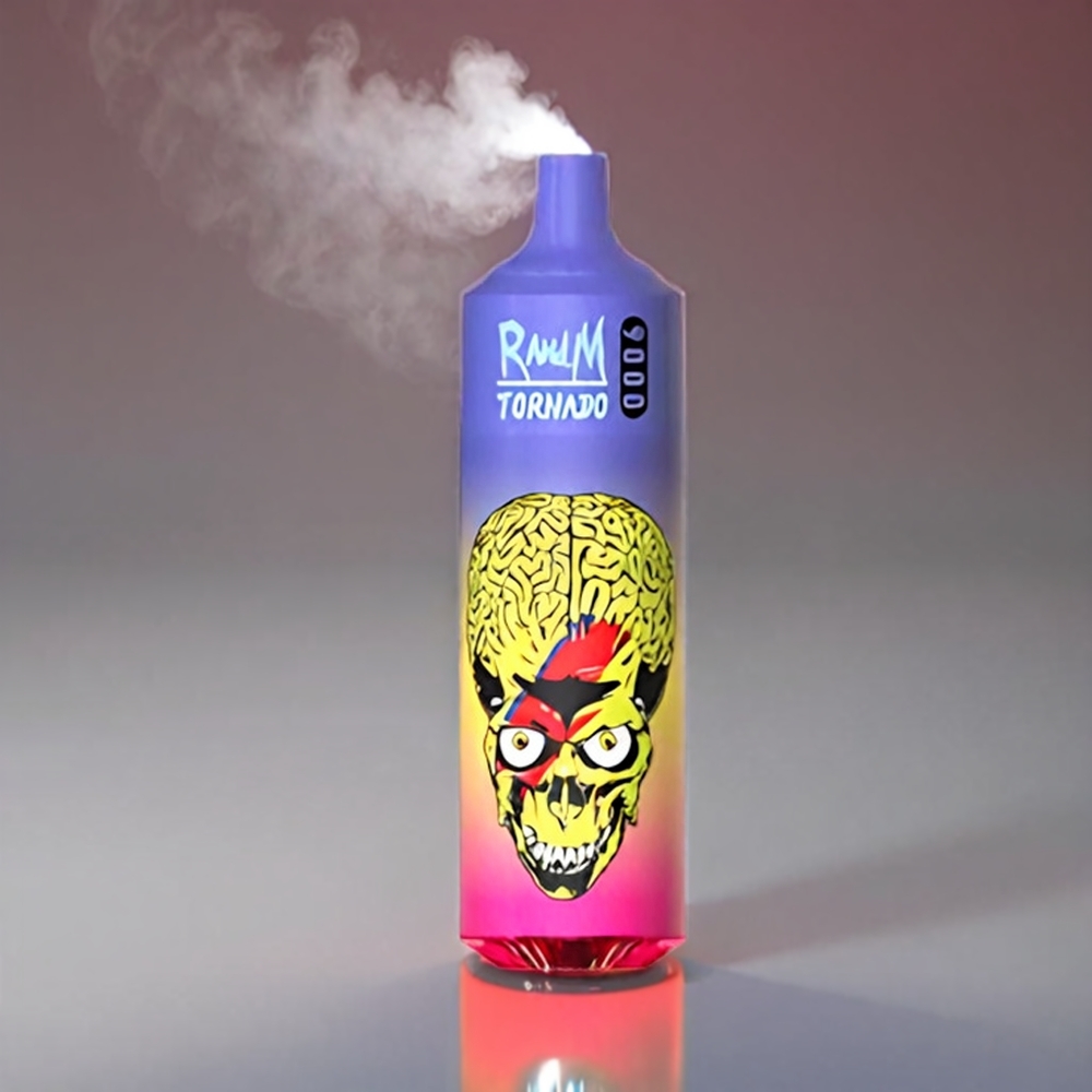 Fumot Randm Tornado 9000 Puffs 54 Smagsvarianter 18 mL 850 mAh Mesh Coil RGB Display Engros Danmark