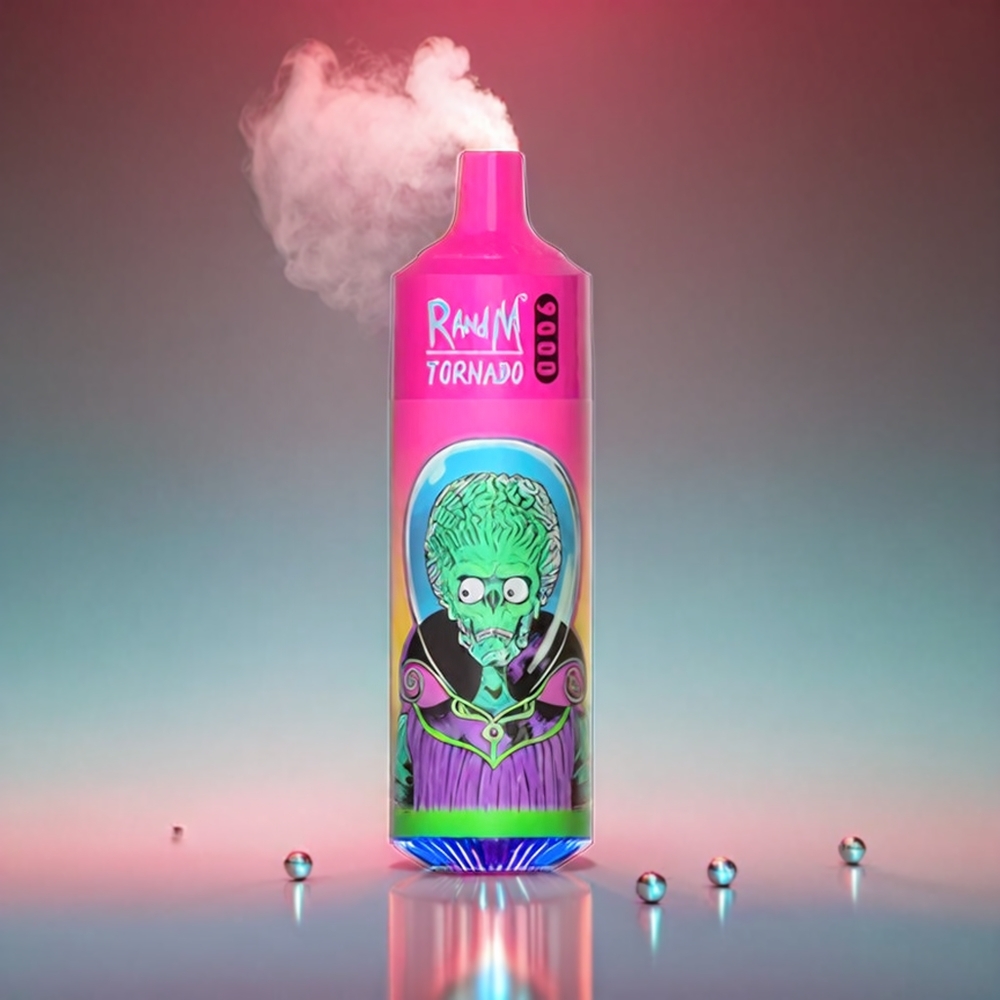 Fumot Randm Tornado 9000 Puffs Vandmelon Bubblegum 850mAh 18mL Mesh RGB 54 Smage Engros Danmark