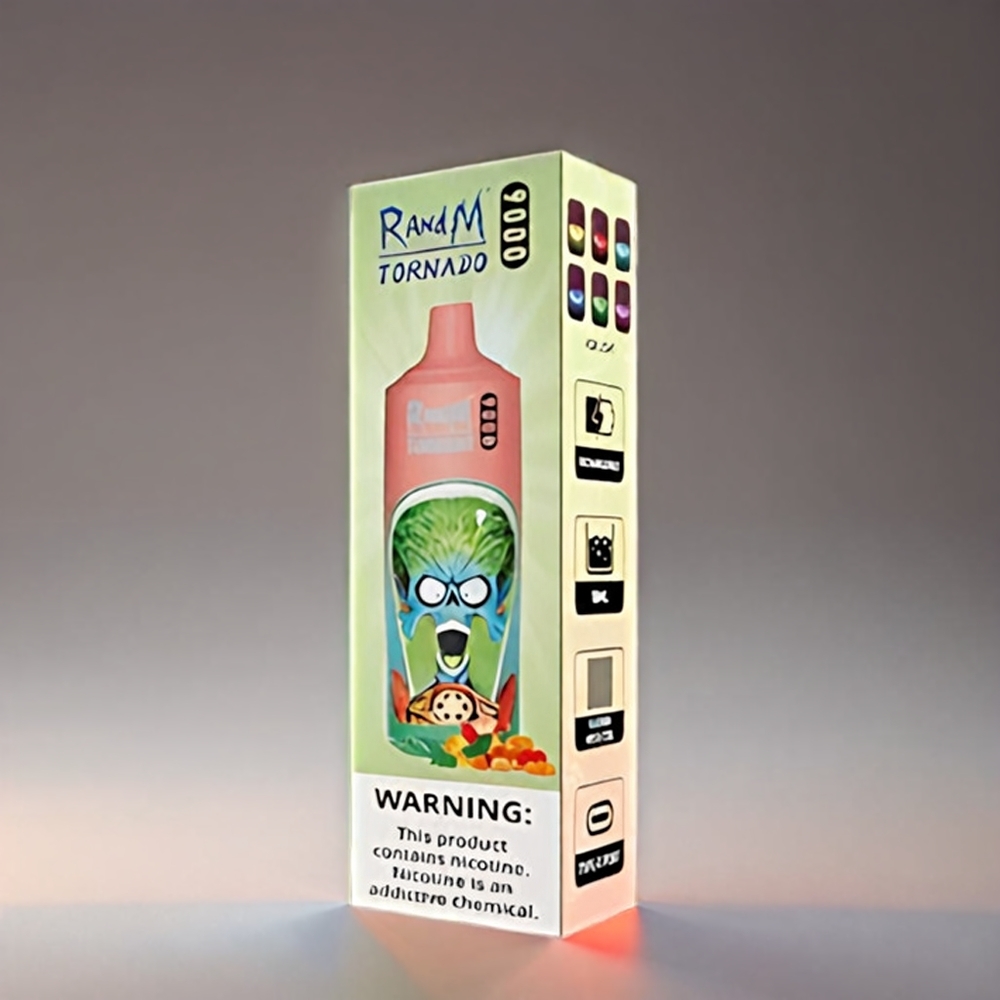 Fumot Randm Tornado Gummy Bear 9000 Puffs 850mAh 18mL Mesh RGB 54 Smagsvarianter Engros Danmark