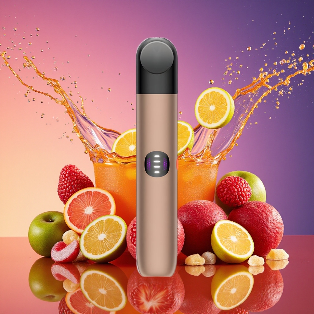 RELX Infinity 2 Plus 600 puff Bronze Dusk 6.5W-8W-10W 440mAh Type-C 1.9ml Engros Danmark