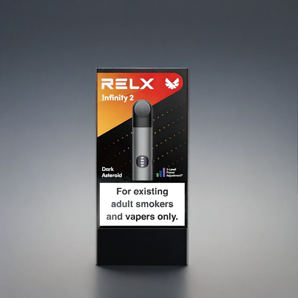 RELX Infinity 2 Damp Apparat Grå 1.9ml 650puffs 440mAh Type-C Engros Danmark