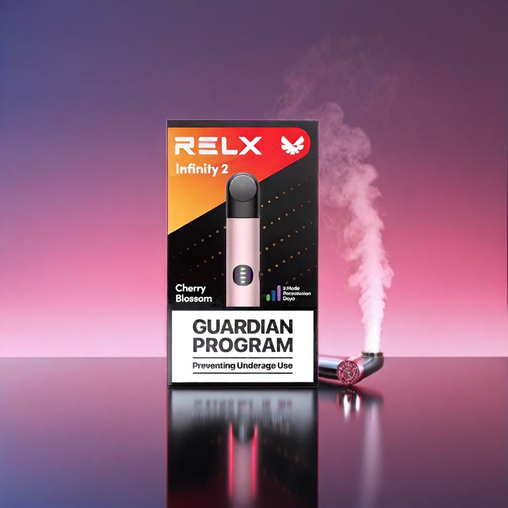 RELX Infinity 2 Damp Enhed Pink 1,9ml 650 puff Slank 108mm 440mAh 3 Justerbare Tilstande USB-C Engros Danmark