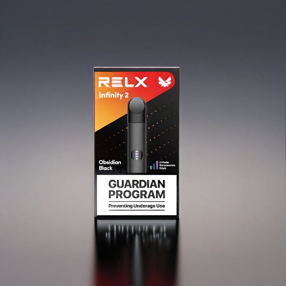 RELX Infinity 2 Vape Darkasteroid 1.9ml 650puffs 440mAh Type-C 3 Modes Metalisk Engros Danmark
