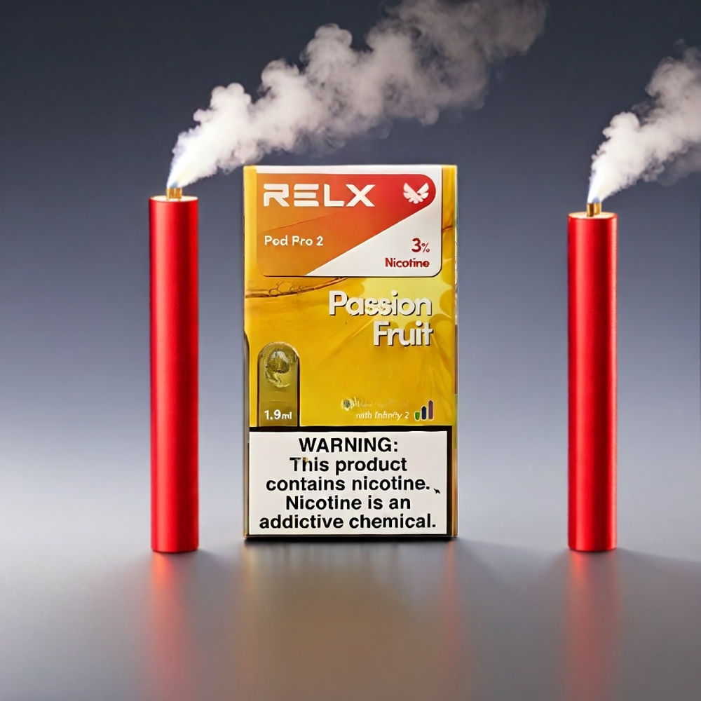 RELX Pod Pro 2 Vape Passionsfrugt - 3%/5% Nikotin Engros Danmark