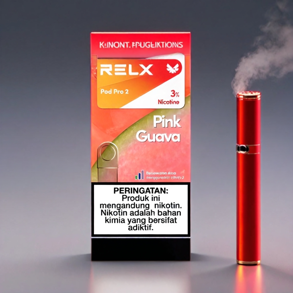 RELX Pod Pro 2 Vape Pink Guava 3%/5% 600 puff 1.9ml 2/3 x pack 5.5W/6.5W/8W Engros Danmark