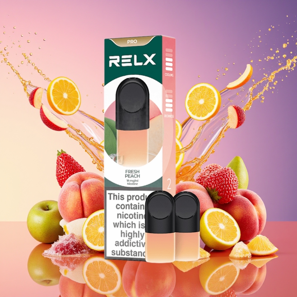RELX Pod Pro 1 Mund Frisk Fersken Engros Danmark