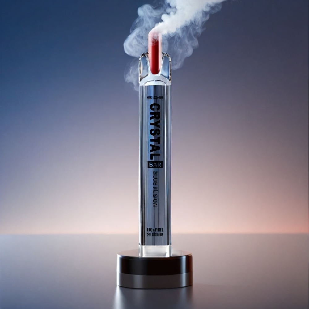 SKE Crystal BAR 600 Vape Blå Fusion 0%/2% 500mAh 600 Puffs 2.0ml Mesh Coil Engros Danmark