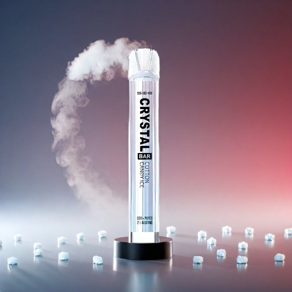 SKE Crystal BAR 600 Vape Candyis (2ml, 600 Puffs, 500mAh, Mesh Coil) Engros Danmark