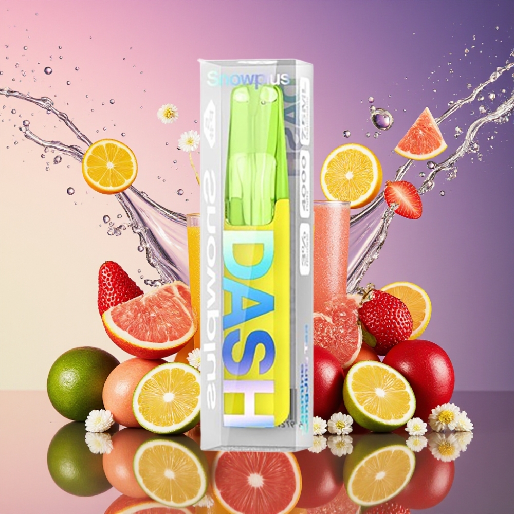 Snowplus Dash 4000 Puffs Engangsdevice Jasmin LongJing Te 7,5 ml 530 mAh 3%/5% Engros Danmark