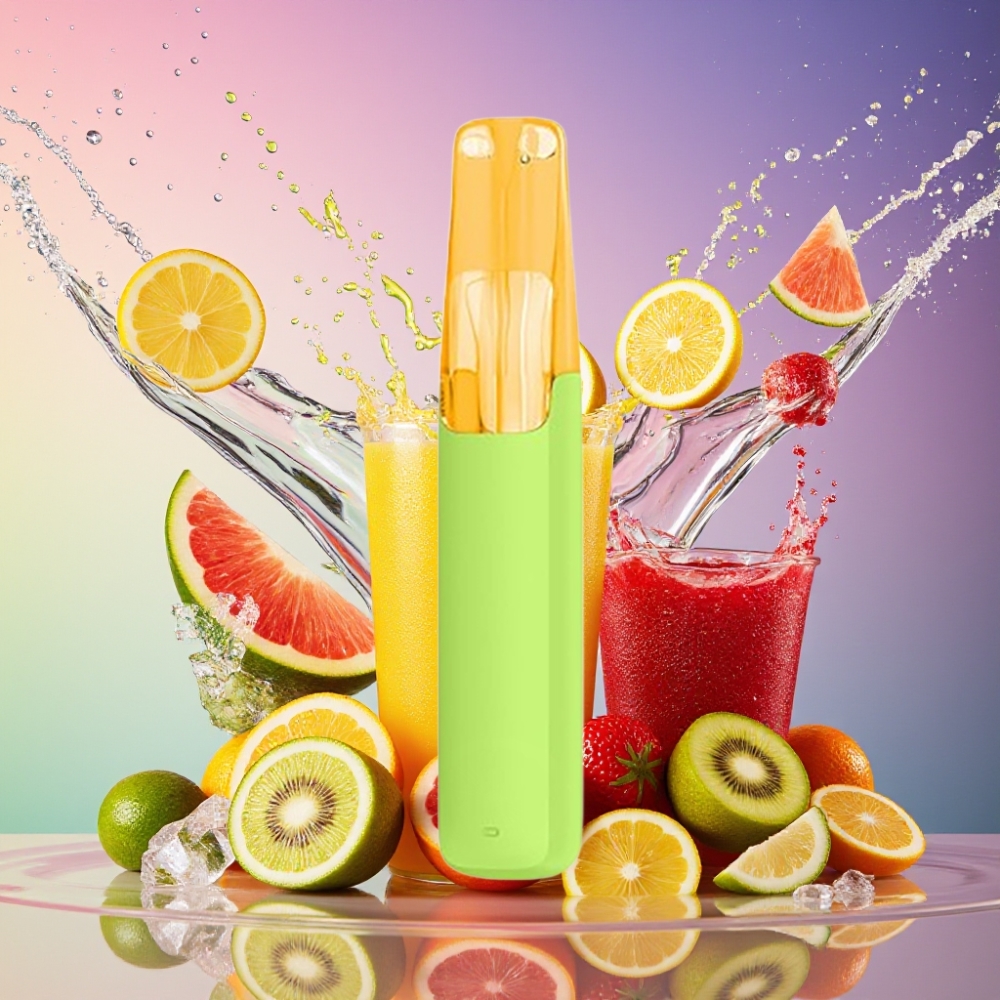 Snowplus Dash 4000 Puffs Engangsdevice Kiwi Is Ceramic 530 mAh 7,5 ml 3% 5% Engros Danmark