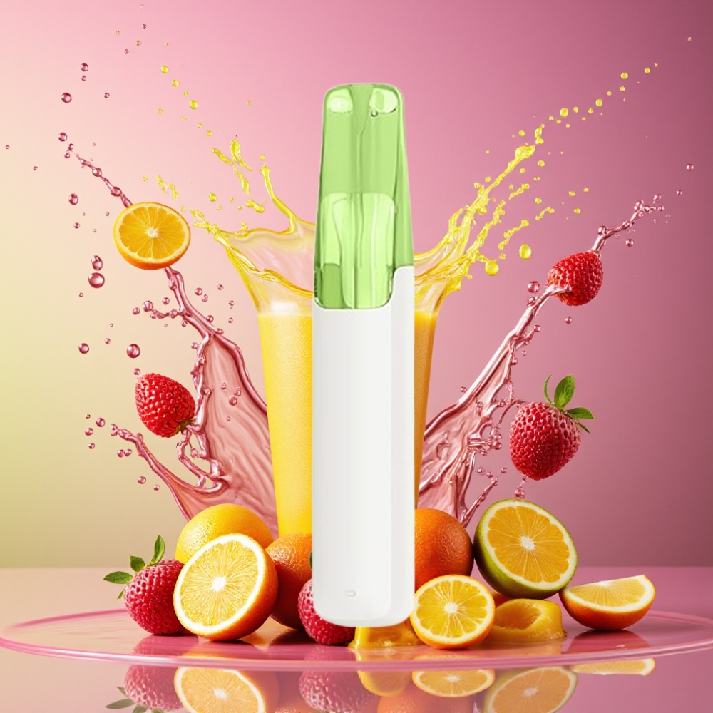 Snowplus Dash 4000 Puffs Matcha Smoothie Keramik Atomizer 530 mAh 7.5 ml 3%/5% Engros Danmark