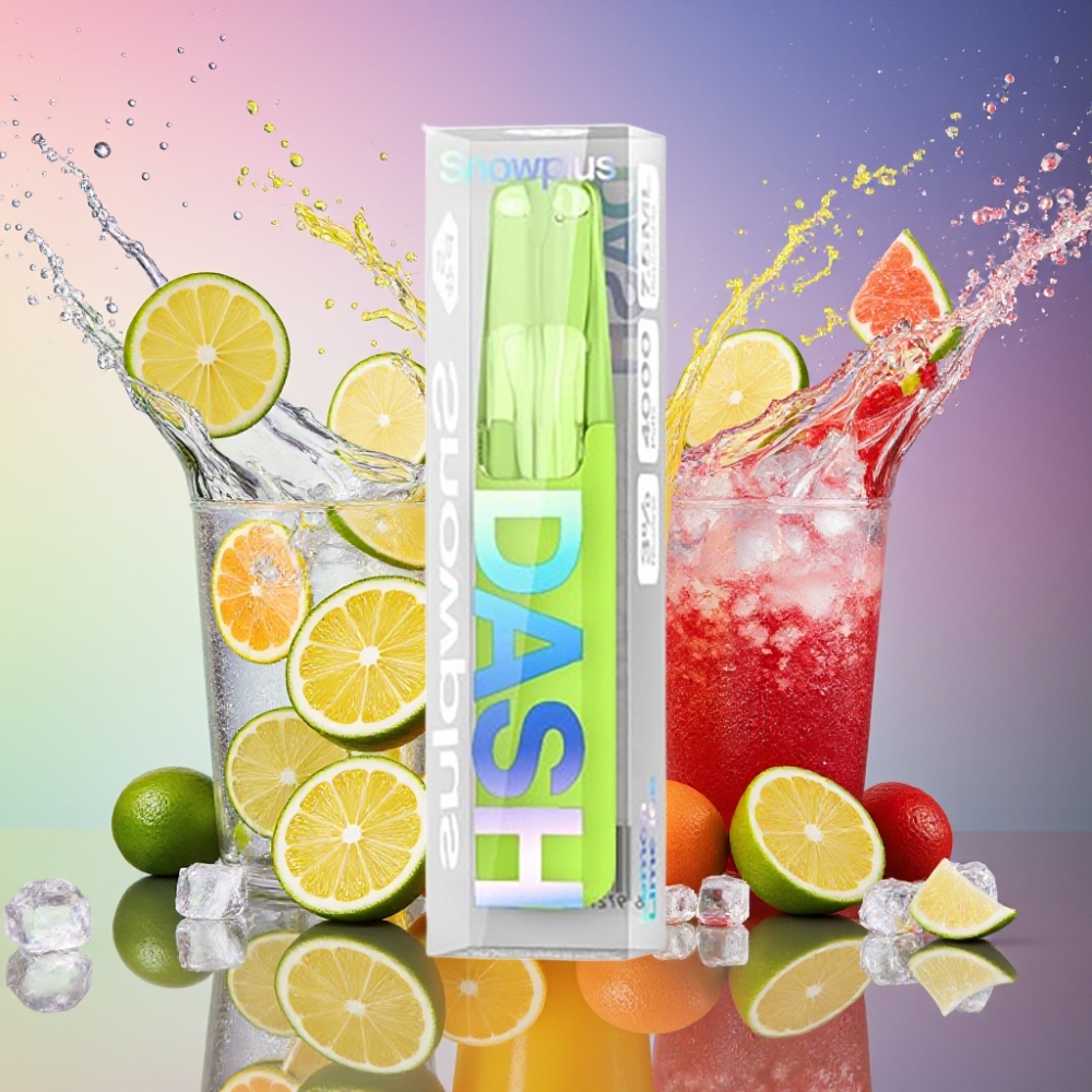 Snowplus Dash 4000 Pust Ceramic 530 mAh Citron Lime Is parameter combination Engros Danmark