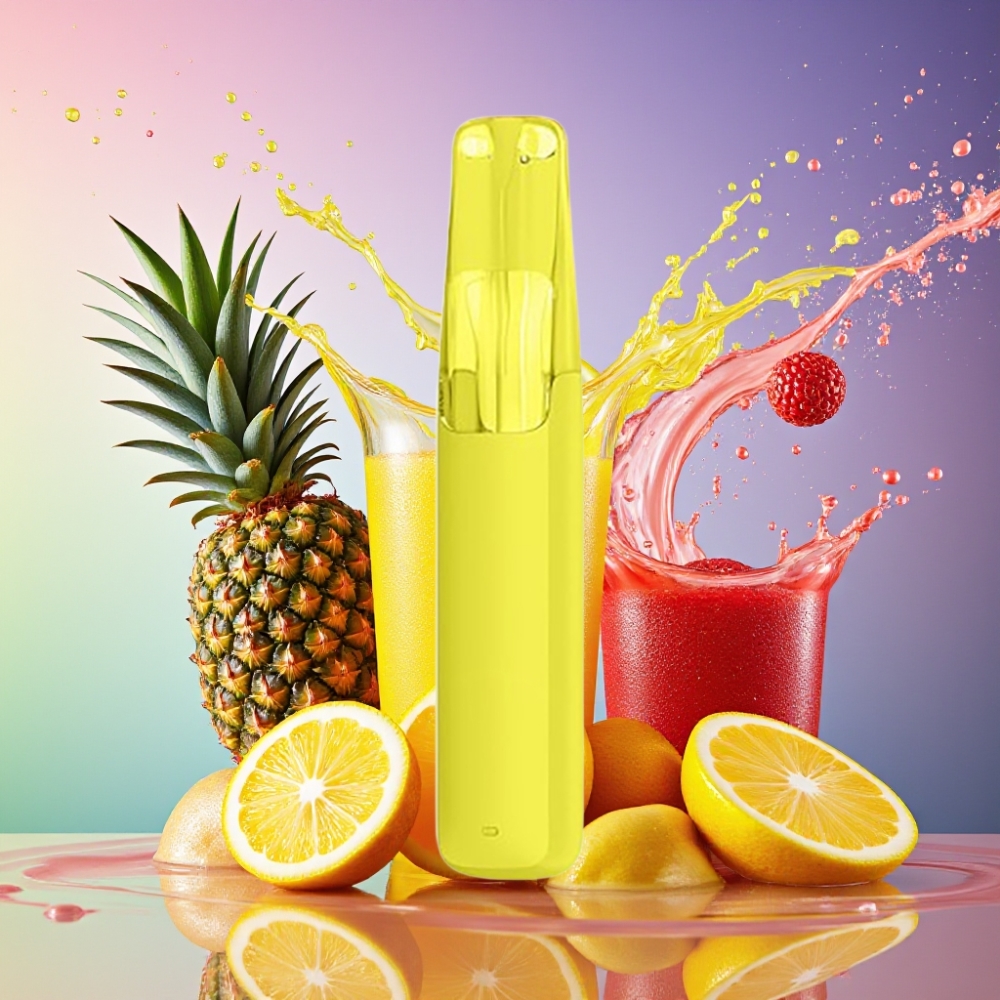Snowplus Dash 4000 Pust Citron Ananas Keramik 530 mAh 7.5 ml 32.4 g 3% 5% Engros Danmark