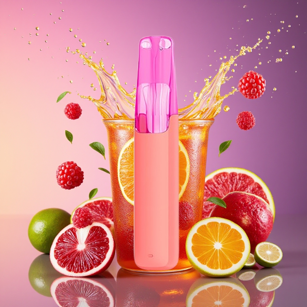 Snowplus Dash 4000 Pust Hibiscus Is Te Keramisk Atomizer 530 mAh 7.5 ml 3%/5% Engros Danmark