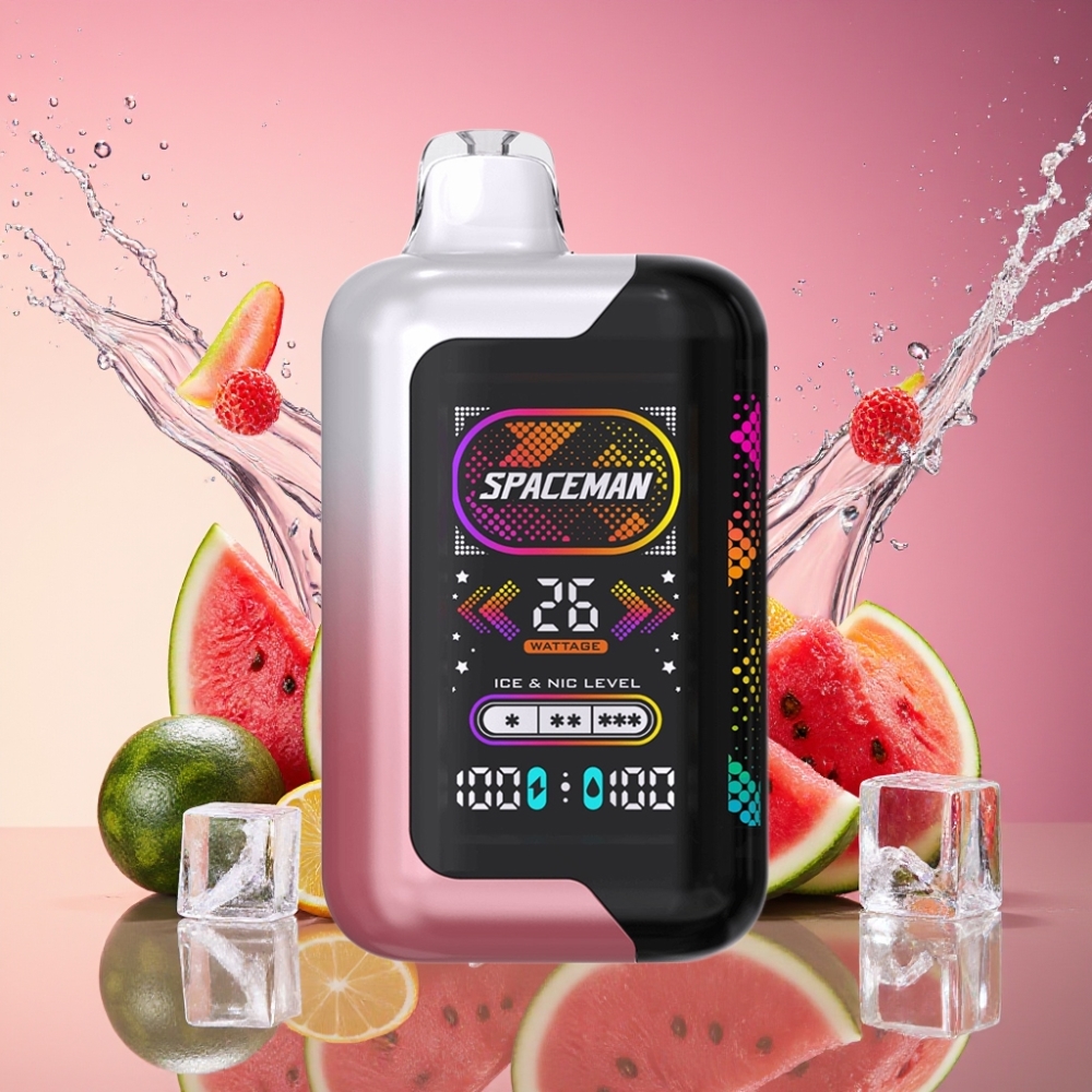 SPACEMAN SP40000 Enmund Vandmelon Is 1000mAh 20ml 50mg/ml Engros Danmark