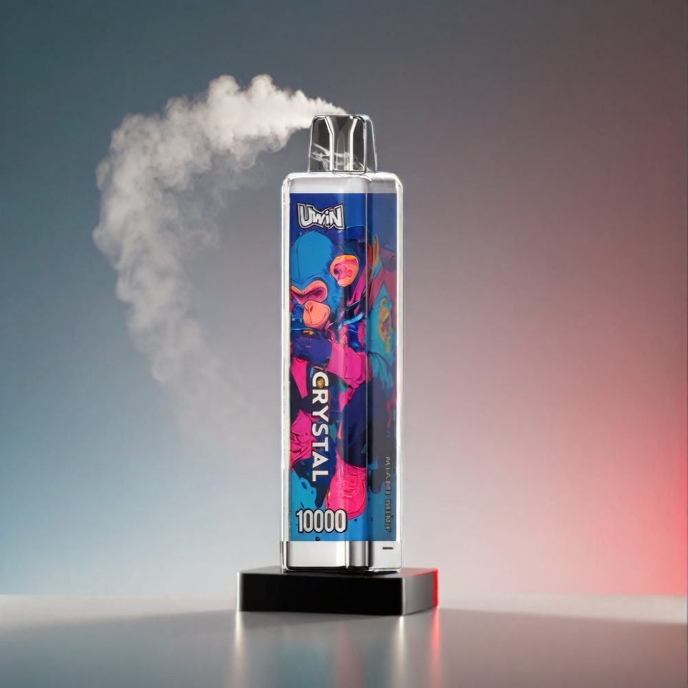 UWIN Crystal 10000 Puff RGB Miami Mynte 0% 2% 3% 5% 18ml Type-C Engros Danmark