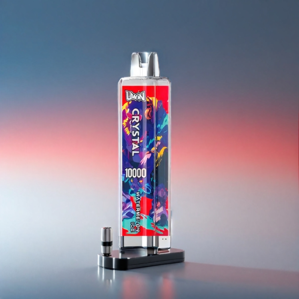 UWIN Crystal 10000 Puffs Vandsommer med RGB lys – 18ml, 650mAh, Type-C, 0,8 Ohm mesh Engros Danmark