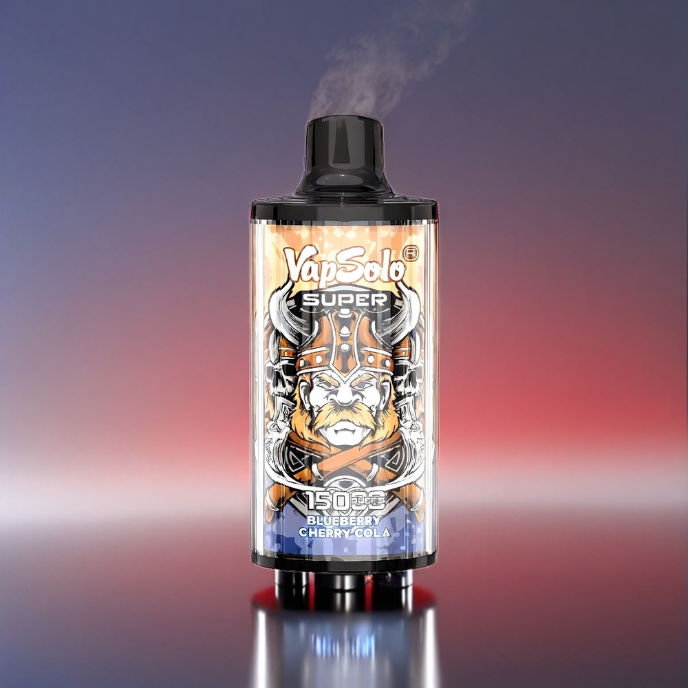 Vapsolo Super 15000 Puffs 40ml 850mah Kirsebær Cola Engros Danmark