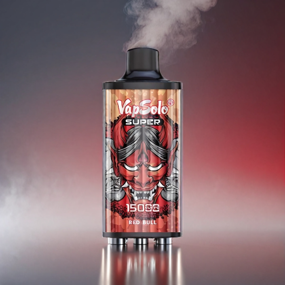 Vapsolo Super 15000 Puffs 40ml 850mah Type-C Rød Tyre Engros Danmark