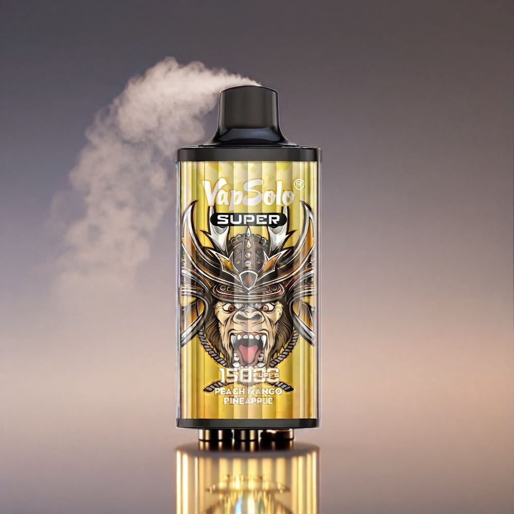 Vapsolo Super 15000 Puffs Fersken Mango Ananas 40ml 850mah Type-C Engros Danmark