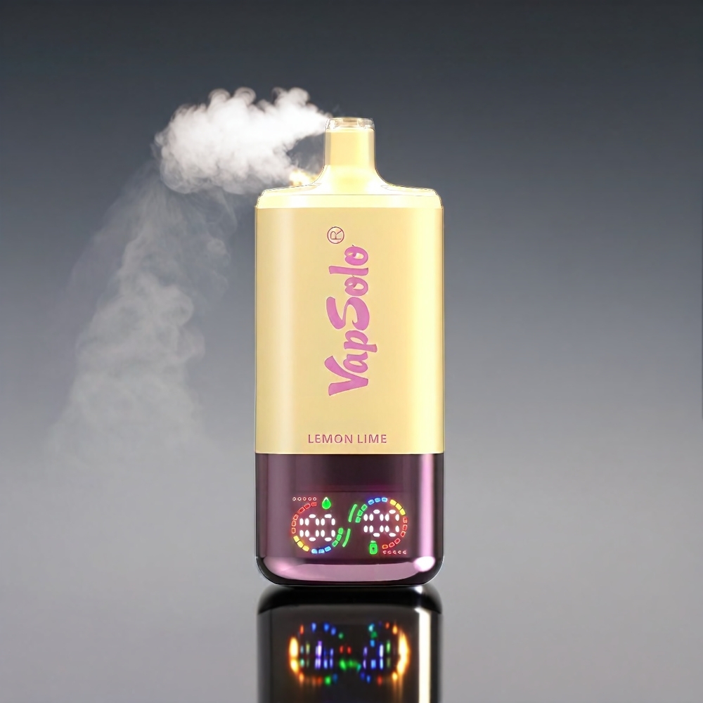 VapSolo Tripe 30000 Puffs Citron Lime Type-C 3x40ml 20/50mg/ml 47x47x115mm Engros Danmark