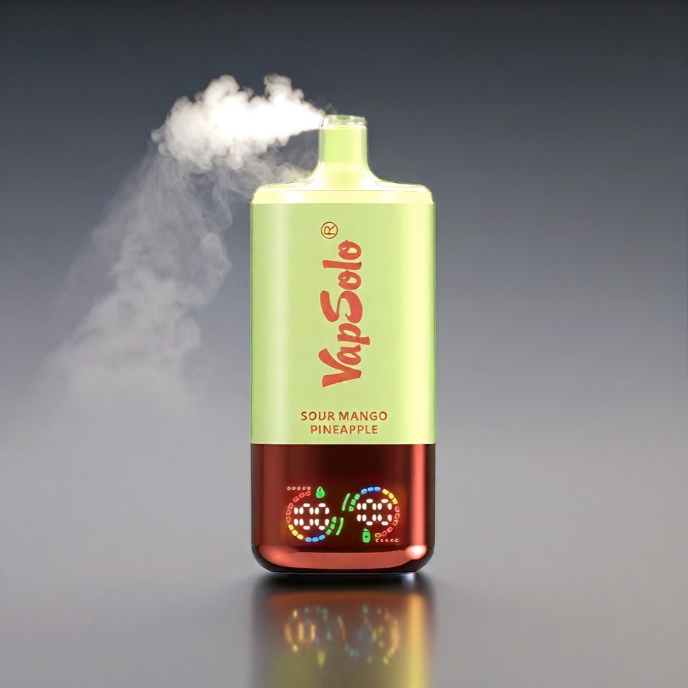 VapSolo Tripe 40000 Puffs Type-C 3 Tank Sur Mango Ananas 40ml 20mg/50mg Engros Danmark