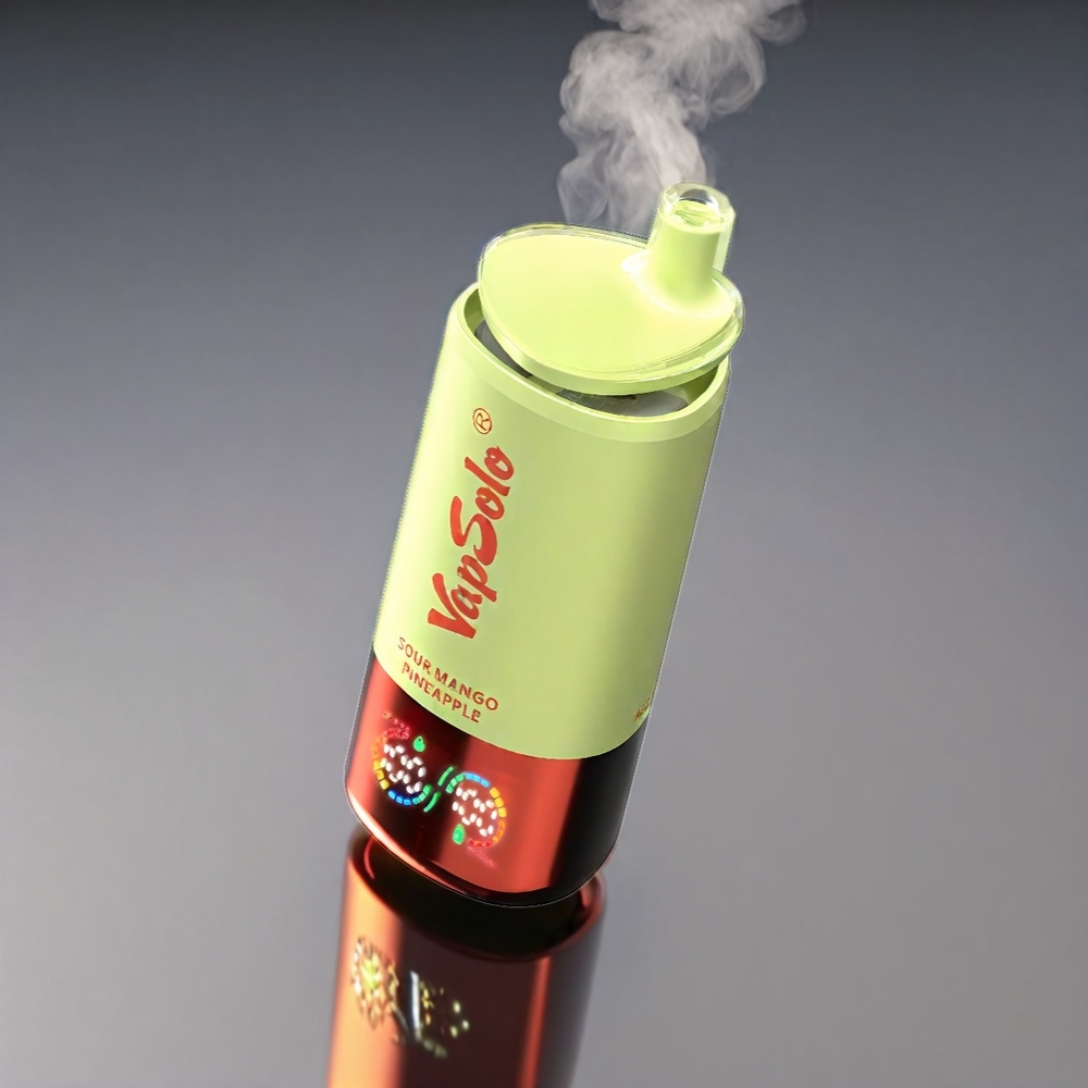 VapSolo Tripe 40000 Puffs Type-C 3 Tank Sur Mango Ananas 40ml 20mg/50mg Engros Danmark