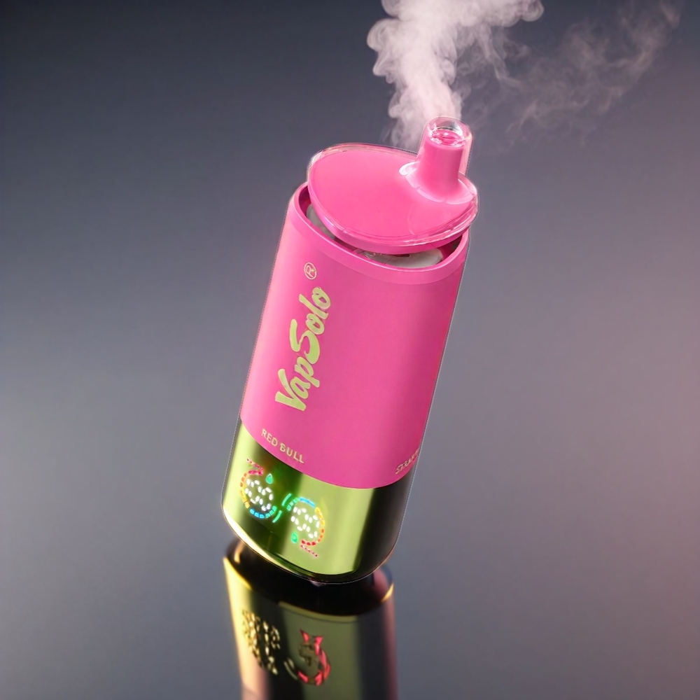 VapSolo Tripe 40ml 30000 Puffs 3-tank Type-C Rødtyr Engros Danmark