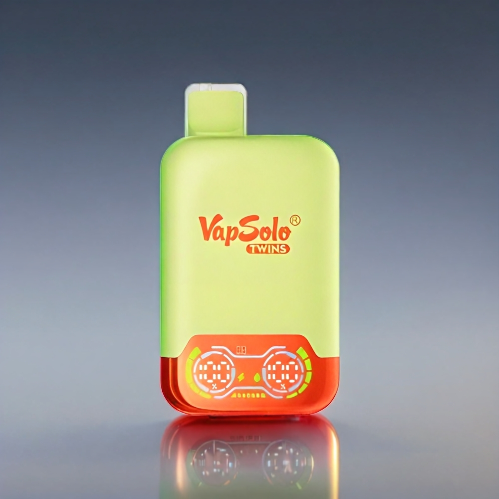 Vapsolo Twins 20000 Puffs 40ml 2 Tank Type-C Vandmelon & Blandet Bær 20mg/ml 50mg/ml Engros Danmark