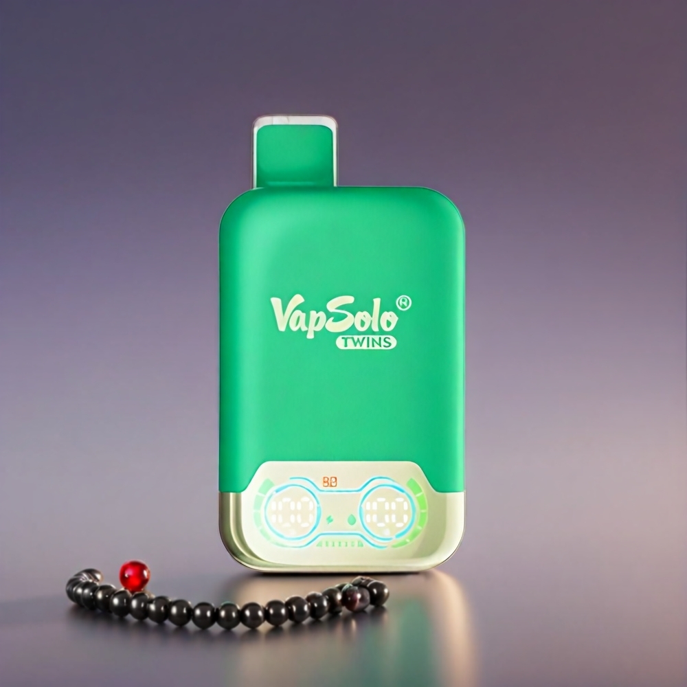 Vapsolo Twins 20000 Puffs Blåbær Solbær & Grapefrugt Forfriskende | 40ml 20mg/50mg Type-C 2-tank Engros Danmark