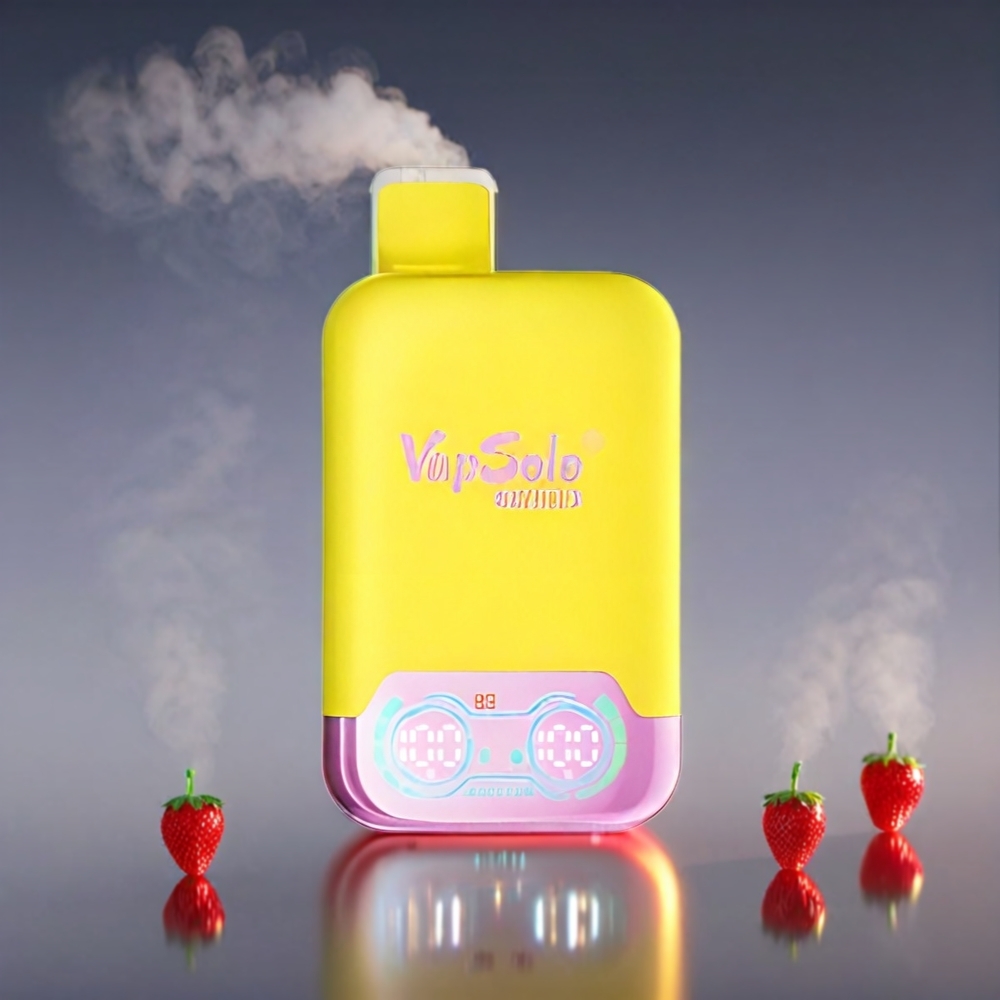 Vapsolo Twins 20000 Puffs Jordbær Banan & Frisk Kirsebær 40ml 20mg/50mg Type-C 2 Tank Engros Danmark
