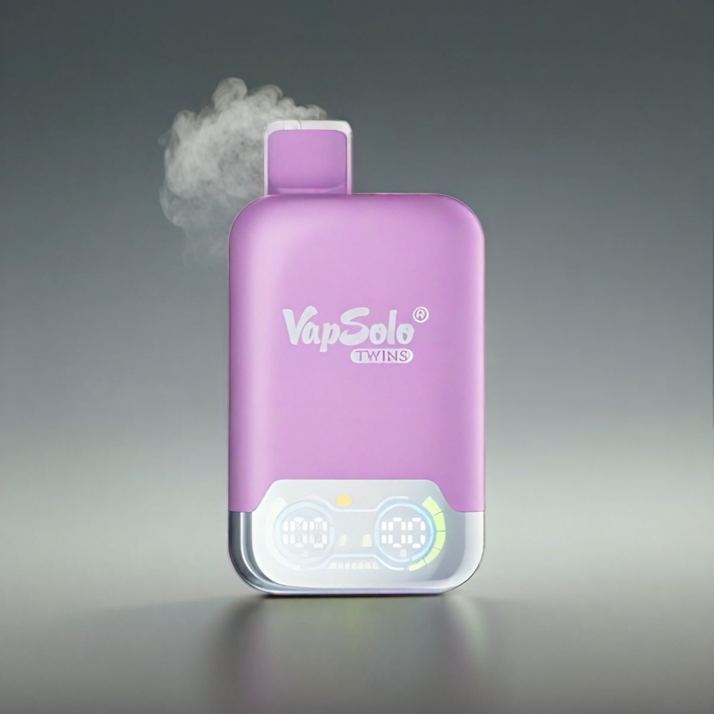 Vapsolo Twins 20000 Puffs Passionfrugt Mojito & Tredobbelt Mynte 40ml 20mg/ml 2x Type-C Engros Danmark