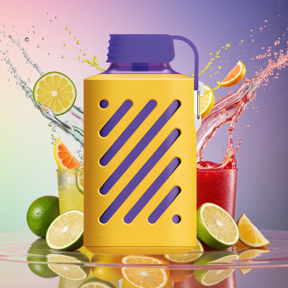 VOZOL GEAR 10000 Engangs Vape Citron Lime - 10000 Pust, VAMT Mesh Coil, 20 ml E-væske Kapacitet, 500mAh Batteri Engros Danmark