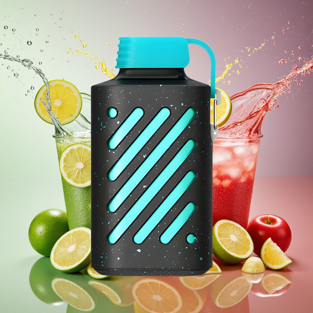 VOZOL GEAR 10000 Engangs Vape Grøn Eksplosion 10000 Pust 20 ml E-liquid Kapacitet 50mg/ml Nikotin VAMT Mesh Coil Engros Danmark