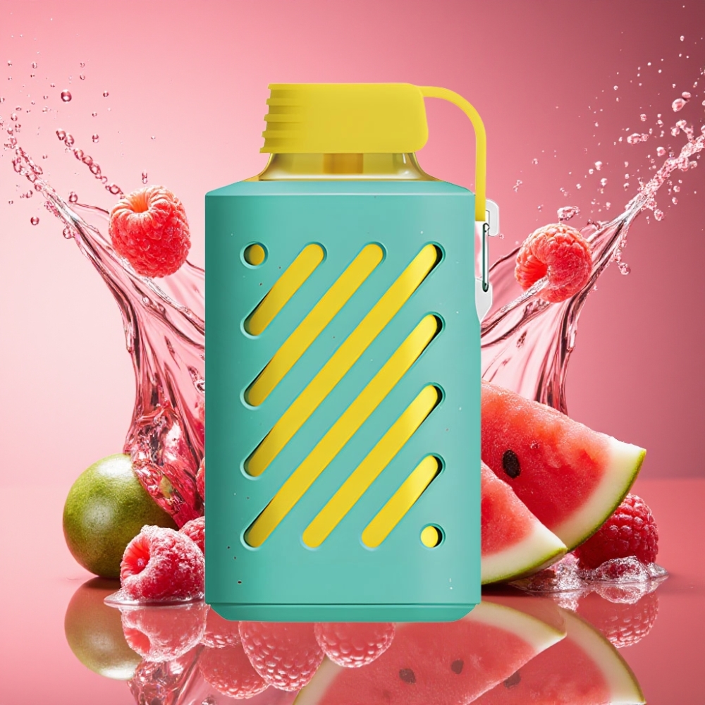 VOZOL GEAR 10000 Engangs Vape Hindbær Vandmelon 10000 Pust 20 ml E-væske Kapacitet 500mAh Batteri 65% PCR Materiale Engros Danmark