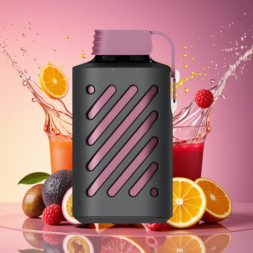 VOZOL GEAR 10000 Engangs Vape Passionsfrugt Hindbær Tangerin 10000 Puffs 20 ml E-liquid VAMT Mesh Coil 500mAh Engros Danmark