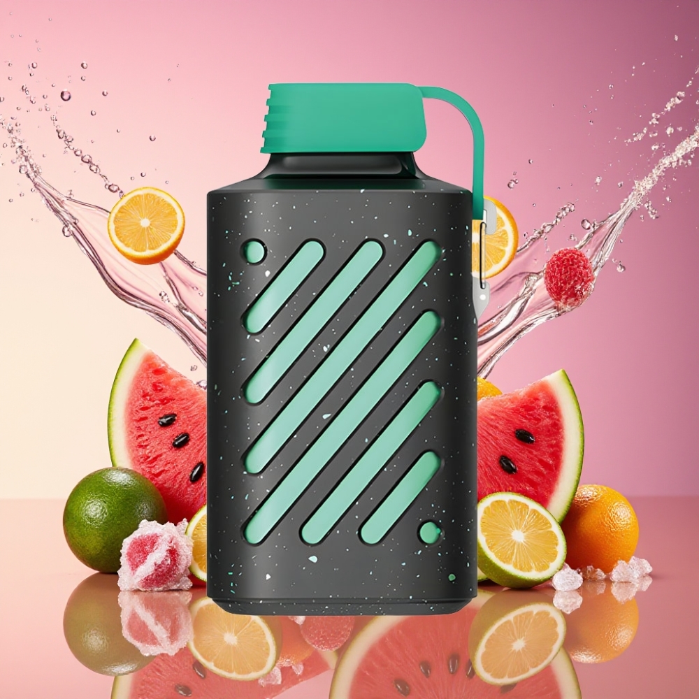 VOZOL GEAR 10000 Engangs Vape Vandmelon Tyggegummi 10000 Pust 20 ml E-væske Kapacitet 50mg/ml Nikotin Engros Danmark