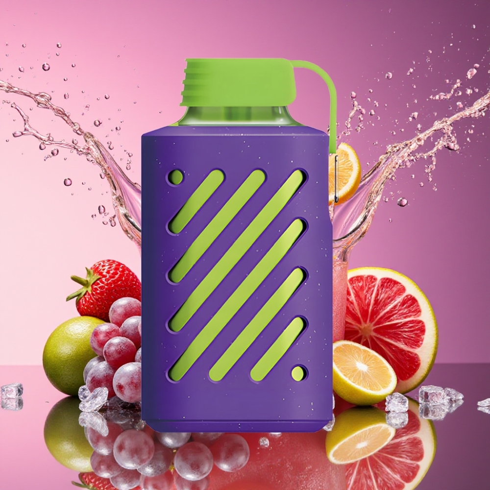 VOZOL GEAR 10000 Engangs Vape Vinis Is 10000 Pust, 65% PCR Materialer, 20 ml E-væske Kapacitet, 20/50mg/ml Nikotin & Engros Danmark