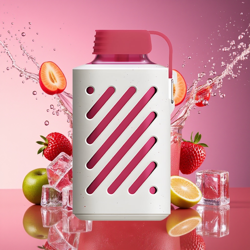 VOZOL GEAR 10000 engangs vape Kirsebær Is 10000 Puffs 20 ml E-liquid 20/50mg/ml Nicotine 500mAh Battery Engros Danmark